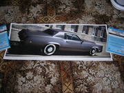 Cadillac Eldorado VIII lata 70. Duży  plakat.