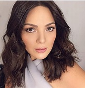 Brązowa  falowana peruka stfantasy jak ludzkie włosy