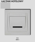 Łącznik hotelowy DSH-1 Karlik Deco biały 10szt.