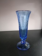 Niebieski wazon prl 