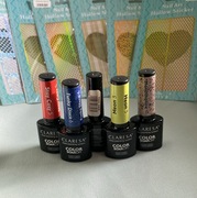 CLARESA ZESTAW Lakierów hybrydowych 5szt + gratis WYPRZEDAŻ