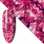 Folia Transferowa Do Paznokci Hybryd Żeli 80cm Mix Czerwona Nr23