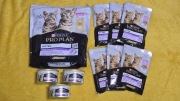 Zestaw karmy dla kota Purina PRO PLAN Kitten, sucha + 3 puszki + 4 saszetki