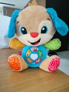 Fisher Price Maskotka Mówiąca Piesek Uczniaczek Mówiący Szczeniaczek Misiu