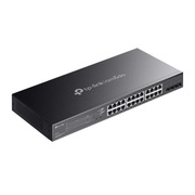 Switch Smart Omada, 28 portów gigabitowych, w tym 24 porty PoE+