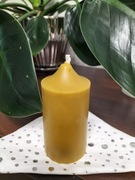 Świeca  z wosku pszczelego -  NATURALNY  zapach (1szt)