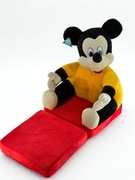 Fotelik pluszowy leżanka Myszka Minnie Miki materac prezent święta