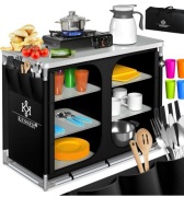 KESSER Szafka kempingowa, kuchnia kempingowa z ramą aluminiową