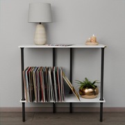 Regał hifi na gramofon stojak na winyle konsola