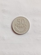 Moneta 50 groszy 1965 r bardzo ładny stan.