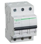 Schneider Wyłącznik nadprądowy B 20A 3P 6kA K60N