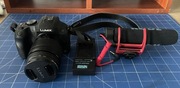 Aparat Panasonic Lumix G6 + mikrofon Rode + baterie