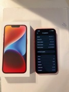 Iphone 14, kondycja 82% 128 GB, dowód zakupu