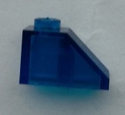 LEGO 3040 Przezroczysty ciemnoniebieski skos 45 2x1 6479