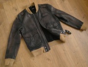 Kurtka skórzana męska DIESEL skóra PILOTKA lotnicza AVIATOR L