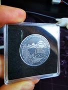 Srebrna moneta oksydowana 1/2 uncji - ARKA NOEGO Ag 999