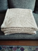 Koc/narzuta polar. 215x240. Jasny beż