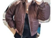 Kurtka brązowa z padkami  wiosenna L/40 ala lata 90-te