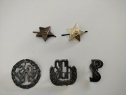 Zestaw kolekcjonerski odznak wojskowych, militarnych, WP,  Czechoslowacja
