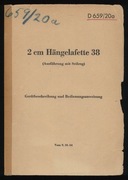 2 cm Hangelafette 38 & 2 cm Schwabelafette 38 Ersatzteilliste