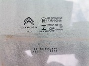 Citroen c3 szyba prawy przód 19r