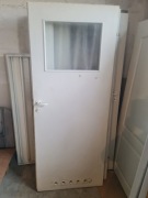 Skrzydło drzwi łazienkowe przeszklone lewe 84 x 203 cm