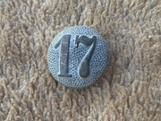 Niemiecki guzik z num 17