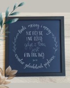 Pamiątka na święcenia, ręcznie wykonana