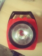 Stara lampa samochodowa PRL na baterie