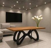 Noga do stołu 3D rama biurka stolika nogi blat biuro pająk meble glamour