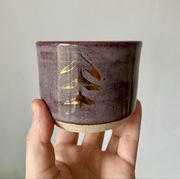 Osłonka na doniczkę handmade vintage doniczka