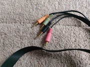 Przewód audio 4x minijack - 4x minijack 190 cm 8 kanałów!