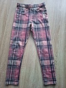 Legginsy cieplejsze  F&F w kratę – rozmiar 6-7 lat
