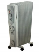 Sanico grzejnik elektryczny olejowy OH15-9G + T biały na kółkach