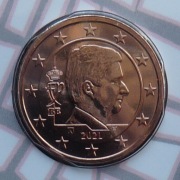 BELGIA 2021 2 CENTY UNC !!!!!!!!!!