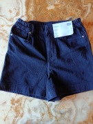 Spodenki krótkie, damskie,r.36, wysoki stan, jeans