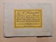 unikat stare nuty niemieckie G. F. Handel