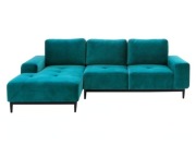 Narożnik lewostronny butelkowa zieleń jak nowy rozkladany