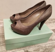 Buty szpilki A PAIR Włoskie 100% SKÓRA !Rozm.38 