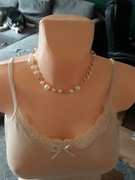 Naszyjnik z kamyczkami białymi