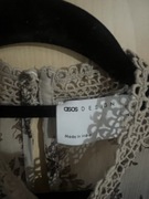 ASOS Piękna koronkowa i z falbankami mini sukienka rozmiar M/12