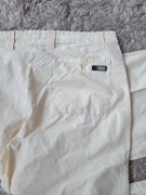 Kremowe męskie spodnie z materiału 188/86