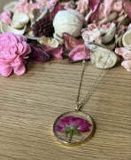 Naszyjnik kwiat żywica