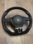 Kierownica VOLKSWAGEN PASSAT B7 Golf 6 T5 Passat CC Alcantara modyfikowna