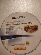Retro DVD z narzędziami do płyt głównych Gigabyte Intel  series 6