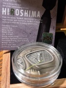 HIROSZIMA Ludzkie Tragedie srebrna moneta 2oz Ag 999 UV 