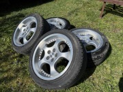 Felgi Aluett 17” + opony 225/45 R17 – komplet 4 sztuki