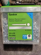 ESSVE - Wkręty ocynkowane do płyt g-k