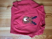 Czerwona bluza świąteczna r.98