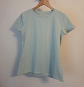 bluzka koszulka t-shirt zielona miętowa 36 S Primark bawełna